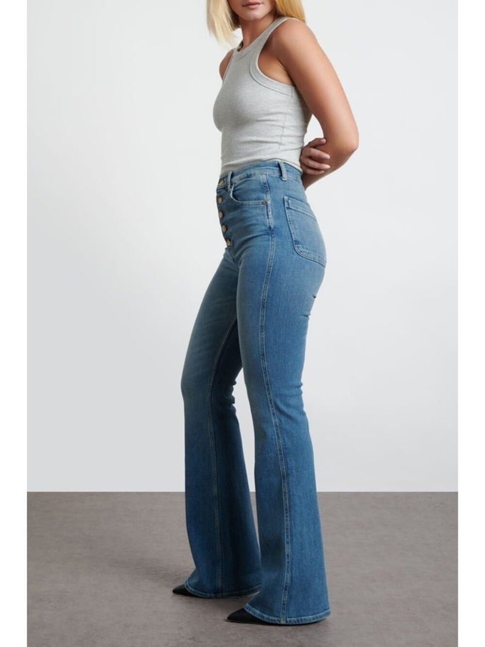Boyish The Ricky Flare Jeans About Time Wash Medium Denim 32